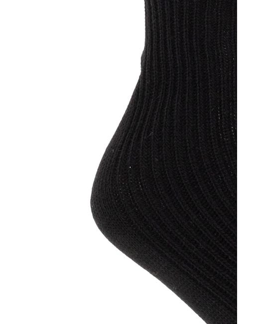 DSquared² Black Logo Socks for men