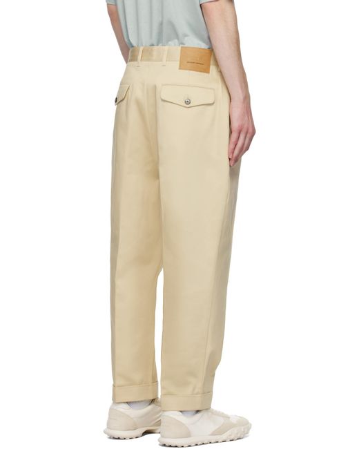 AMI Black Ami Oversized Carrot Trousers for men