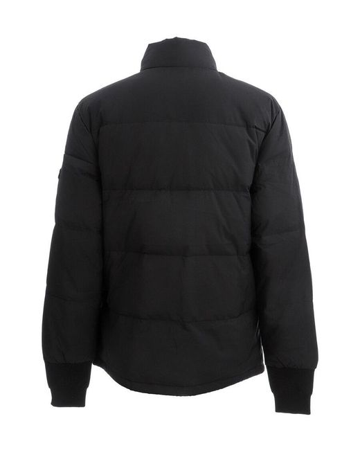 KENZO Black Tiger Patch Down Jacket for men