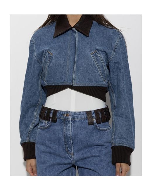 IRO Blue Long-Sleeve Denim Jacket