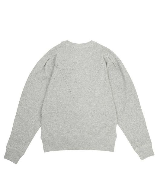 Isabel Marant Gray Midelia Panelled Sweatshirt
