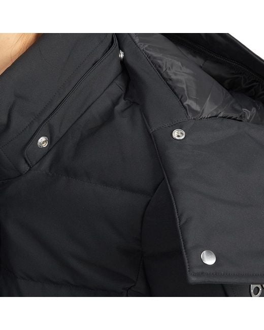 Moose Knuckles Black Long-Sleeved Down Jacket