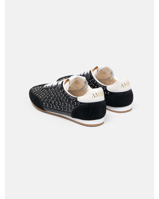 Amiri Blue Low Top Lace Up Sneakers