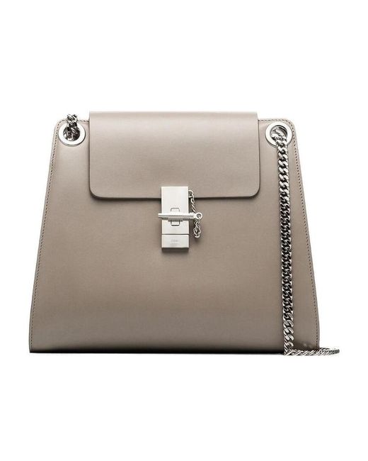 Chloé Natural Annie Medium Shoulder Bag