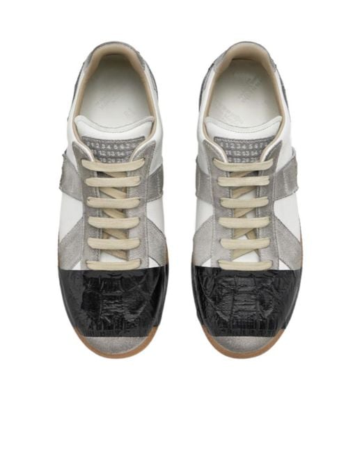 Maison Margiela Multicolor Vintage Effect Sports Shoes for men