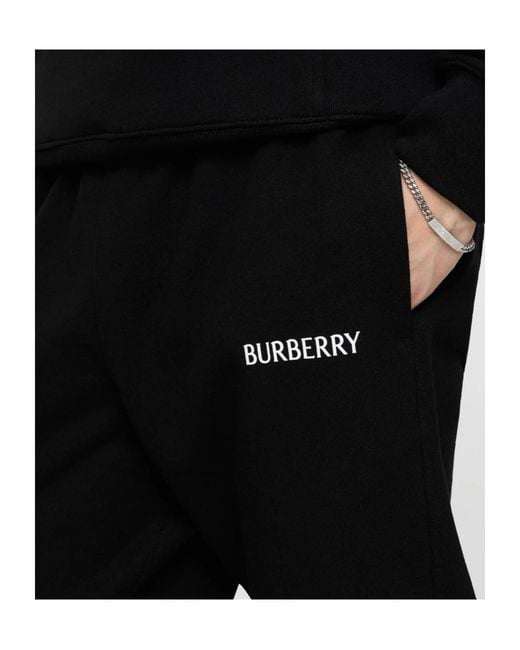 Burberry Black Sweatpants for men