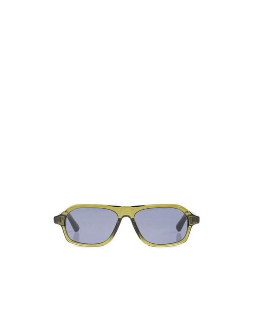 Jacquemus Blue Round-Frame Sunglasses