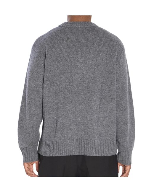 Lisa Yang Gray Kristian Crewneck Knitwear for men
