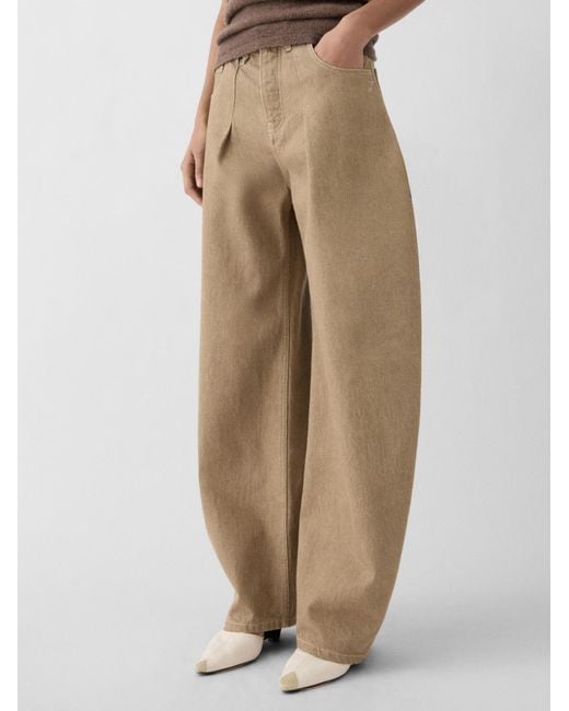 Jacquemus Natural The Ovalo De-Nîmes Denim Jeans