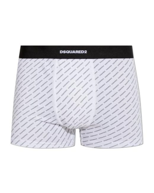 DSquared² Blue Boxer Briefs for men