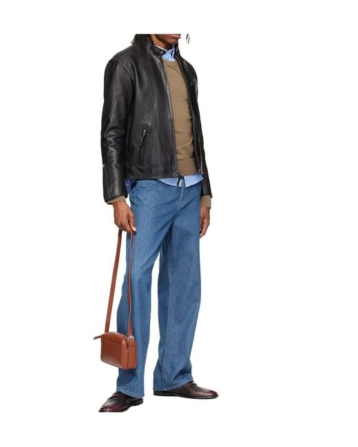 A.P.C. Brown Nino Shoulder Bag for men