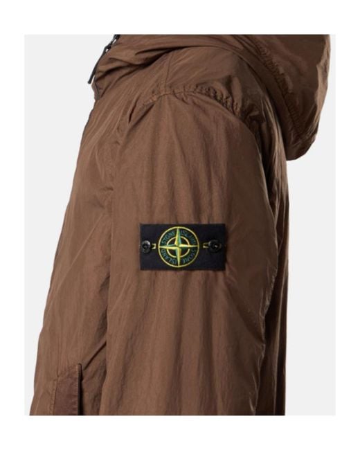 Stone Island Brown 4100001 Crinkle Reps Ny for men