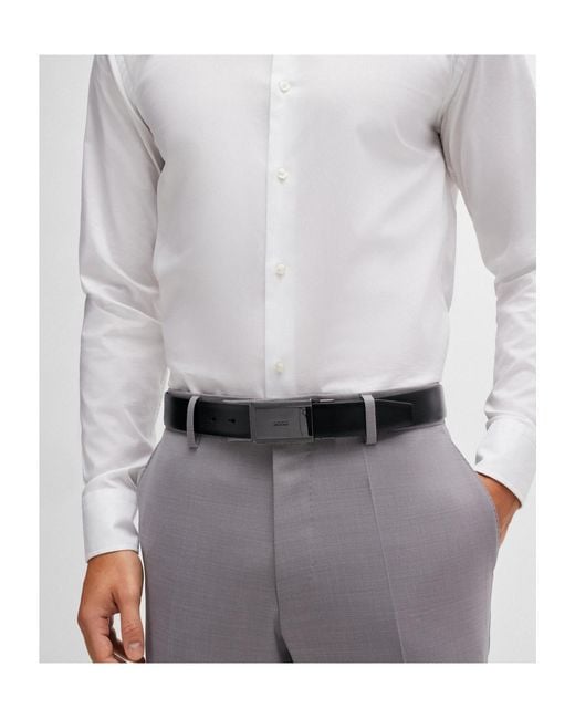 Boss Black Double-Sided Belt for men