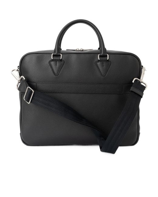 Orciani Black Timeless Briefcase for men