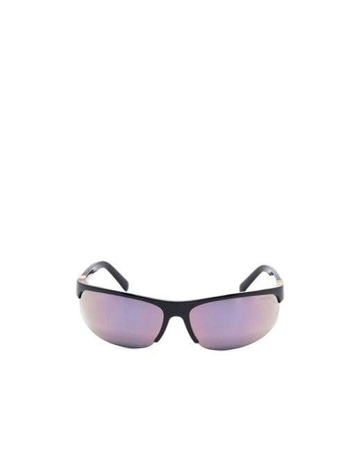 Miu Miu Purple Logo Sunglasses