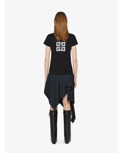Givenchy Black 4G Slim Fit Crewneck T-Shirt