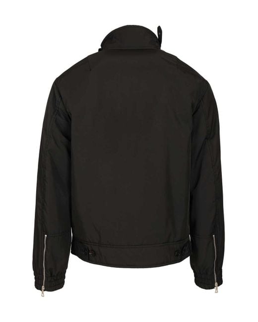 Dries Van Noten Black Venice Dark Cotton Jacket for men