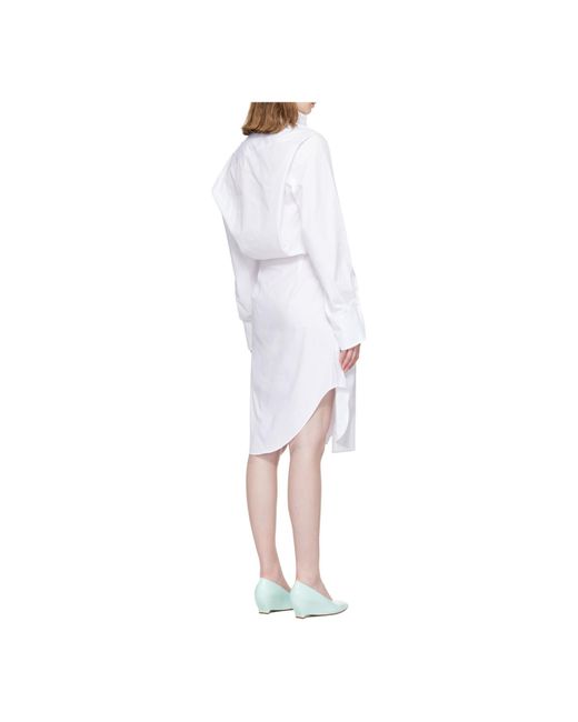 Vivienne Westwood White Drunken Shirt Dress