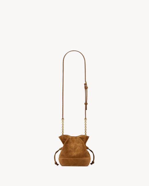 Saint Laurent Metallic Jamie Mini Shoulder Pouch