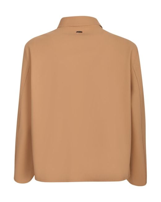 Herno Natural Long Sleeved Buttoned Jacket
