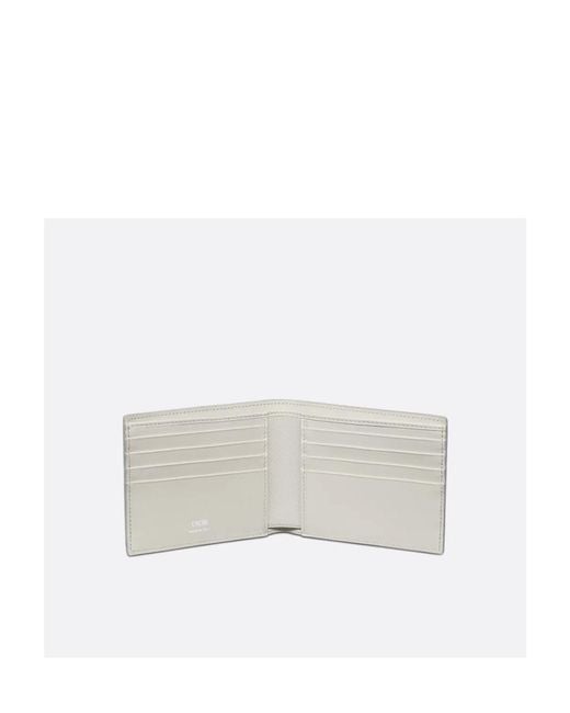 Dior White Bifold Wallet for men