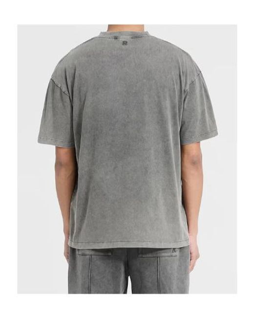 Represent Gray Initial Short-Sleeved T-Shirt for men