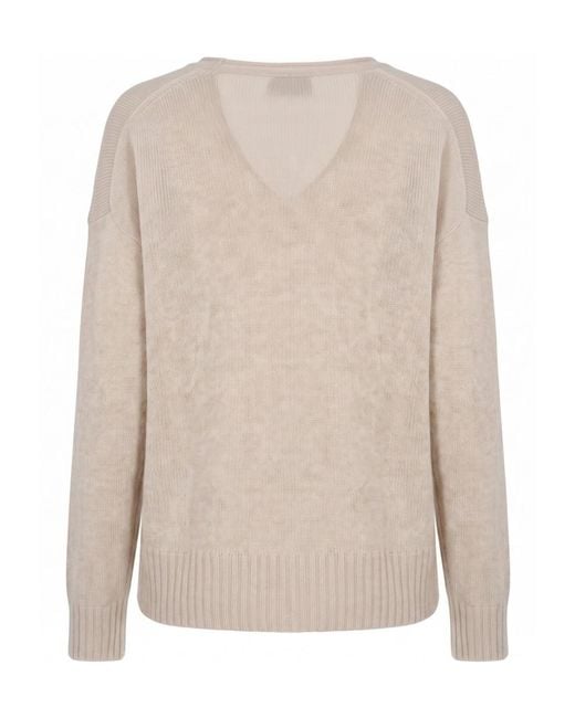 Drumohr Natural Long-Sleeved Sweater