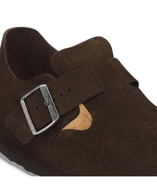 Birkenstock Brown London Suede Leather for men