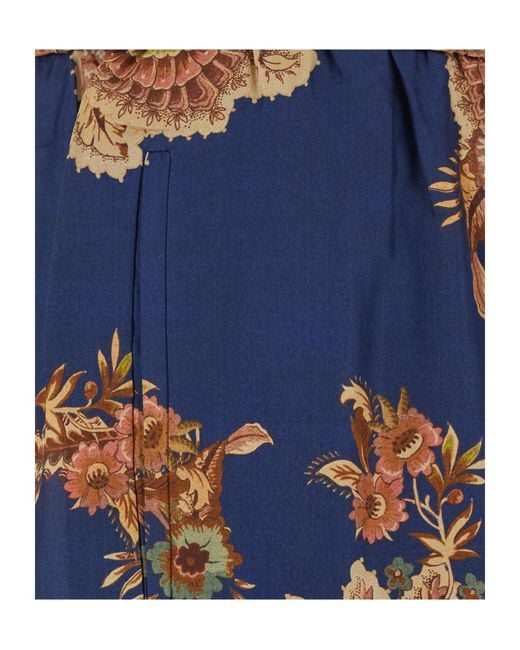 Zimmermann Multicolor Baroque Print Silk Shirt