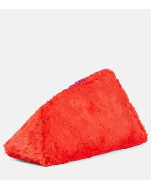 The Attico Red 8:30 Pm Clutch