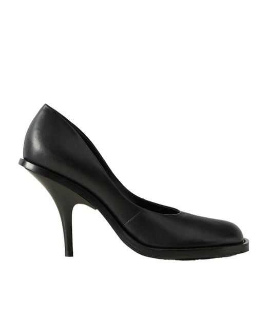 Dries Van Noten Black Leather Pumps