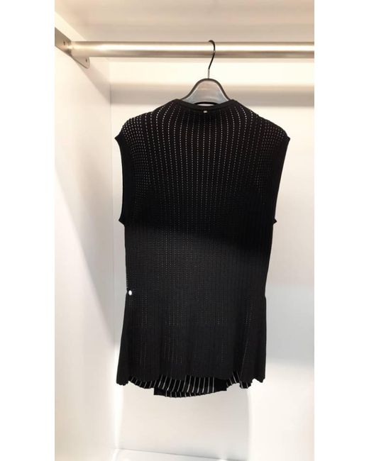 Max Mara Black Sleeveless Vest