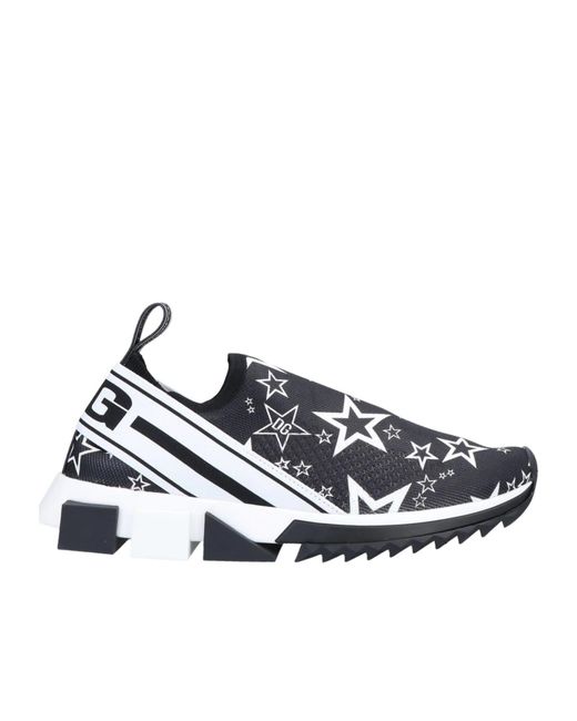 Dolce & Gabbana Blue Print Sneakers