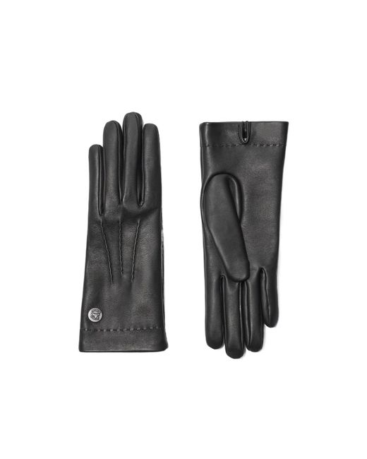 Burberry Black Leather Gloves