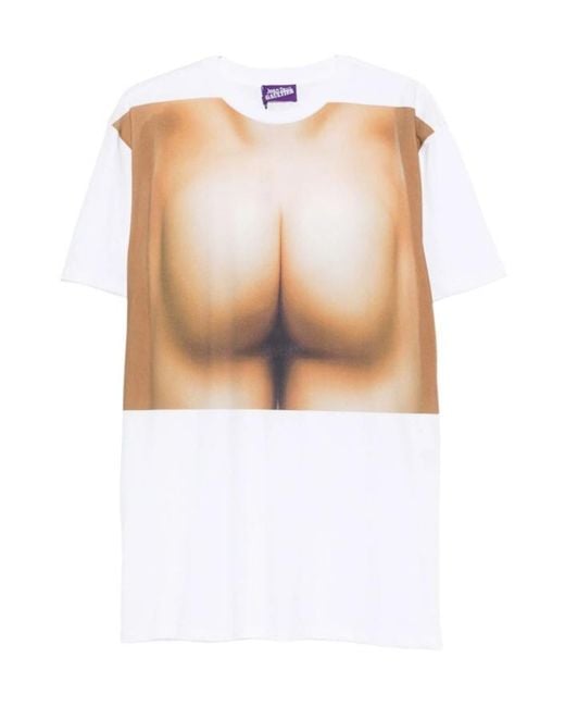 Jean Paul Gaultier White Short-Sleeved T-Shirt