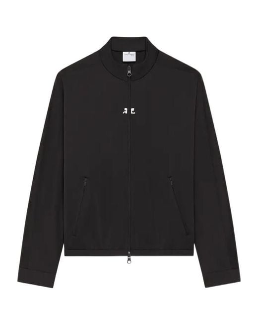 Courreges Black Courrèges Interlock Tracksuit Jacket for men