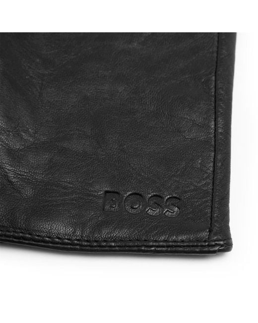 Boss Black Gioli Fleece Gloves for men