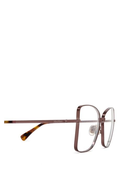 Max Mara White Square Frame Glasses