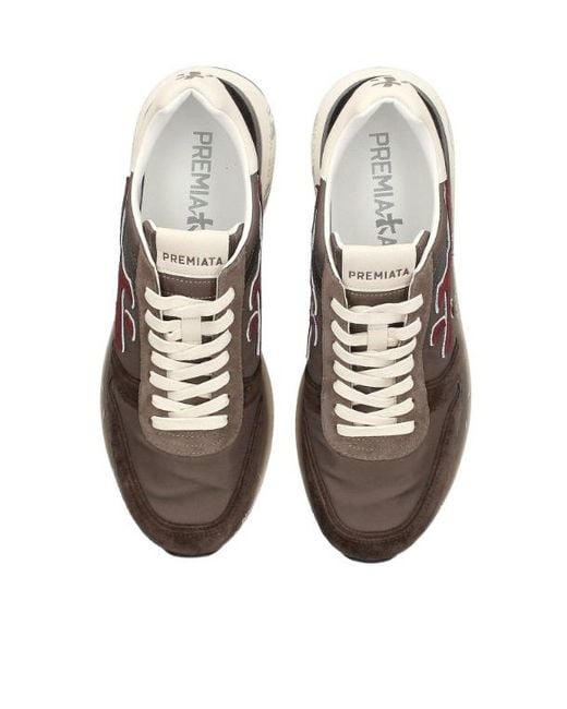 Premiata Multicolor Lace-Up Sneakers for men