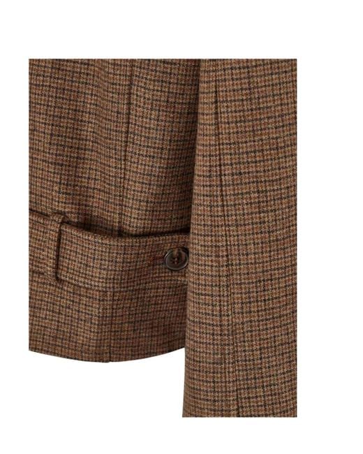 Martine Rose Brown Two-Toned Single-Breasted Coat for men