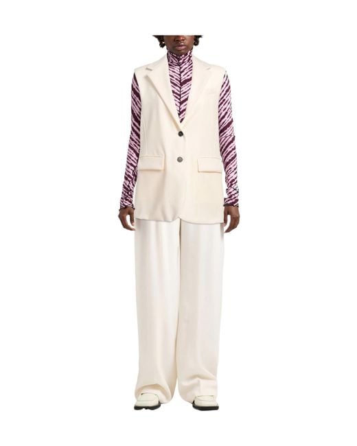 Weekend by Maxmara Natural Solid Color Blazers