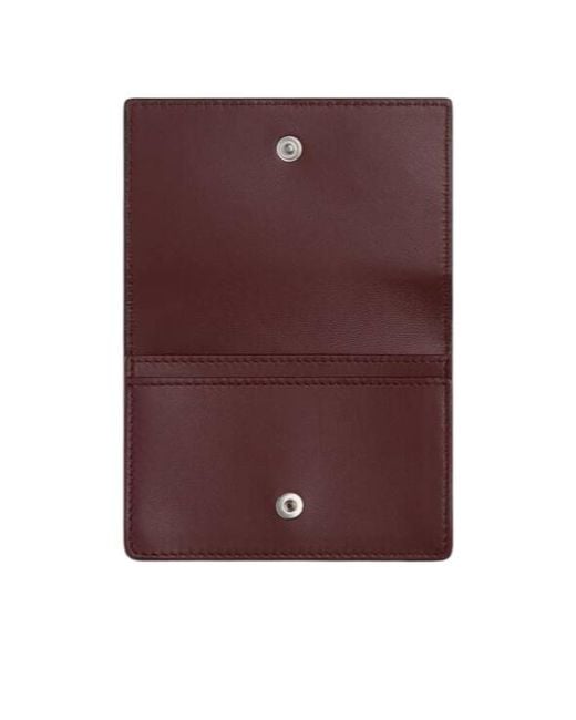 Bottega Veneta Black Intrecciato Business Card Case for men