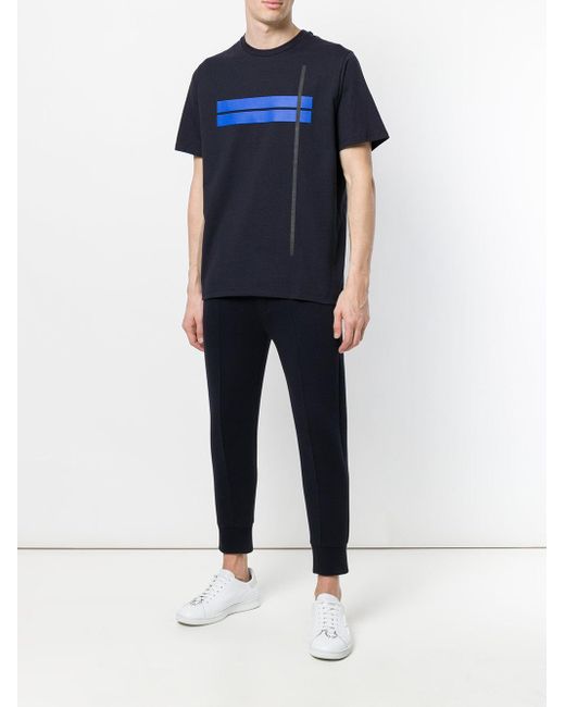 Neil Barrett Black Logo T-Shirt for men