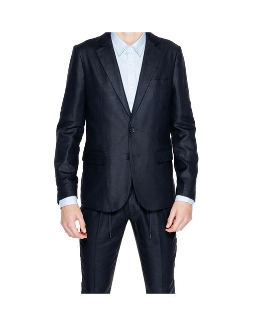 Antony Morato Black Single-Breasted Suit Jacket for men
