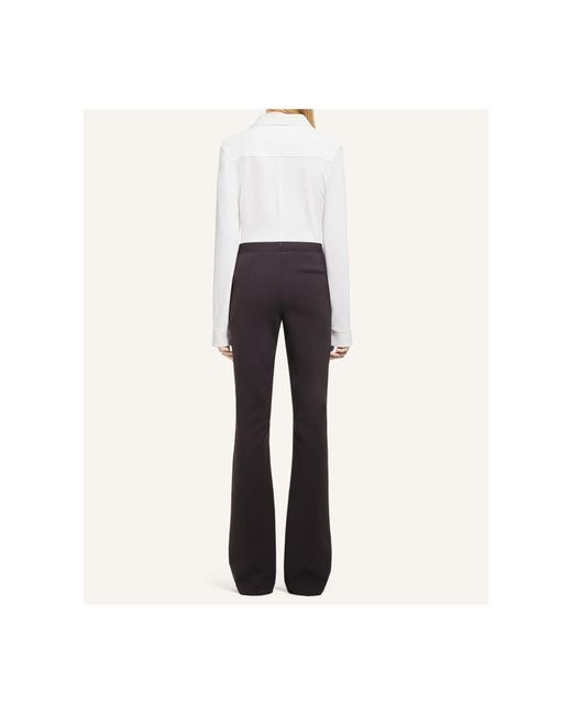 Courreges Gray Courrges Oblique Tailored Flared Pants