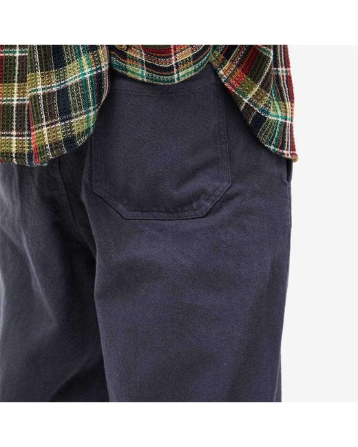 A.P.C. Blue Elasticated Drawstring Waist Pants for men
