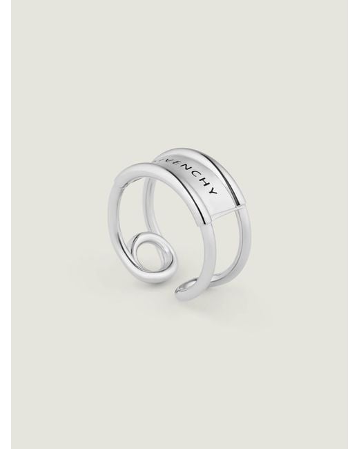 Givenchy White Pin Ring for men