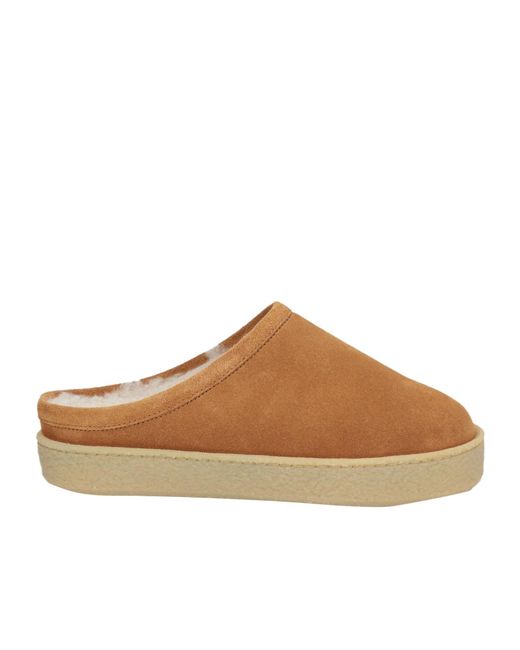 Isabel Marant Brown Suede Mules