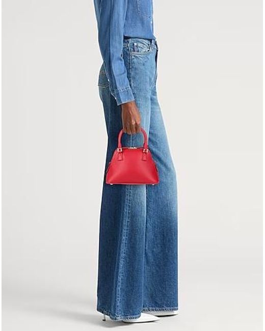 Maison Margiela Red Zipper Handbag