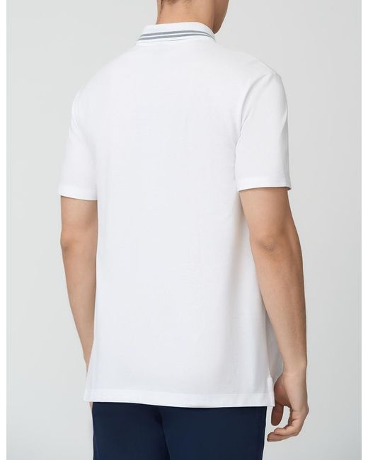 Paul & Shark White Logo Short-Sleeved Polo Shirt for men